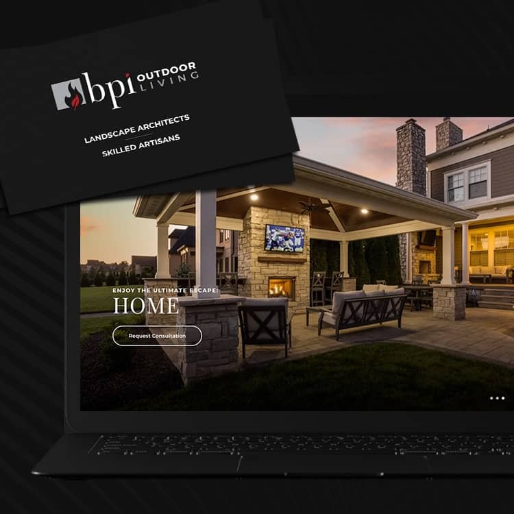 BPI Outdoor Living marketing, branding, and website design