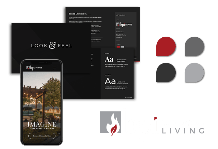 BPI outdoor living brand guidelines package