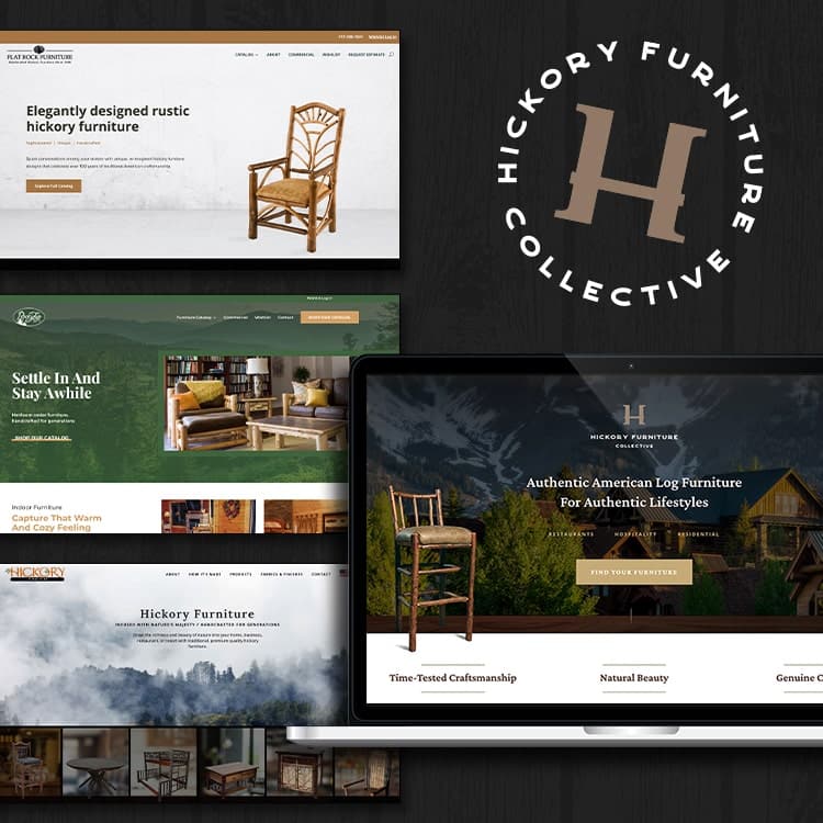 Hickory Furniture Collective website design